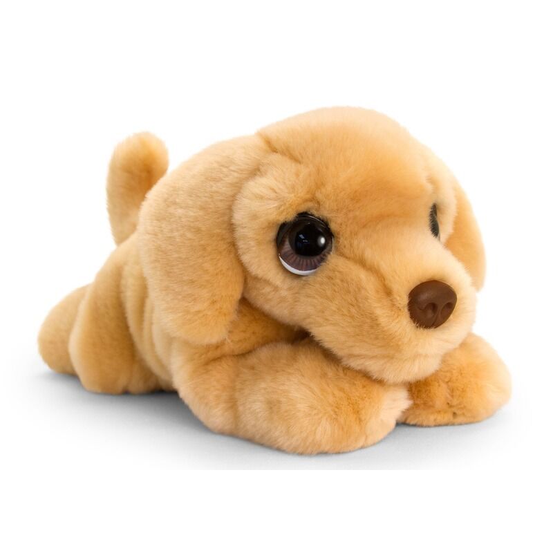 Keel Toys labrador, bruine pluche hondenknuffel